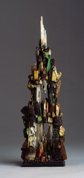 A Rare Russian Mineral Spar Tower